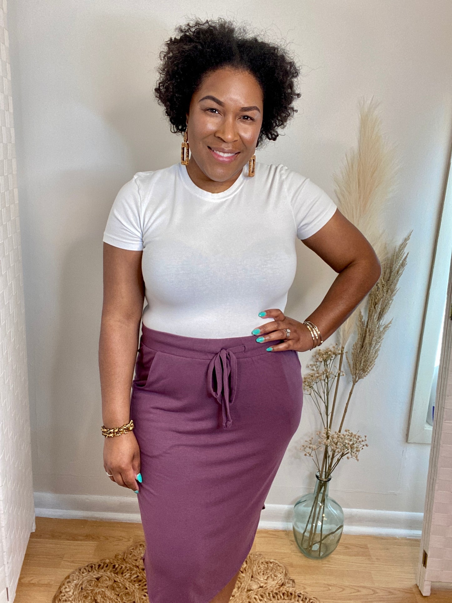 Eggplant Skirt