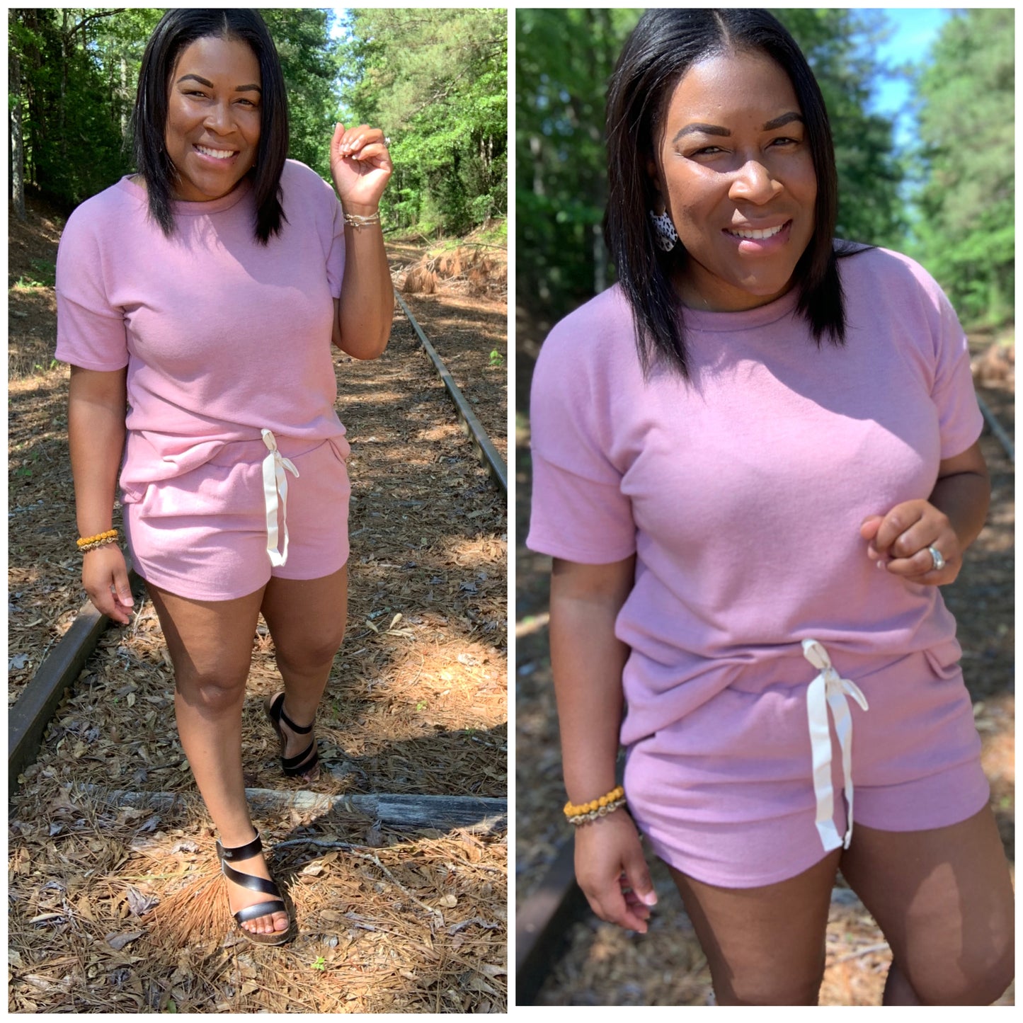 Rose Short Set