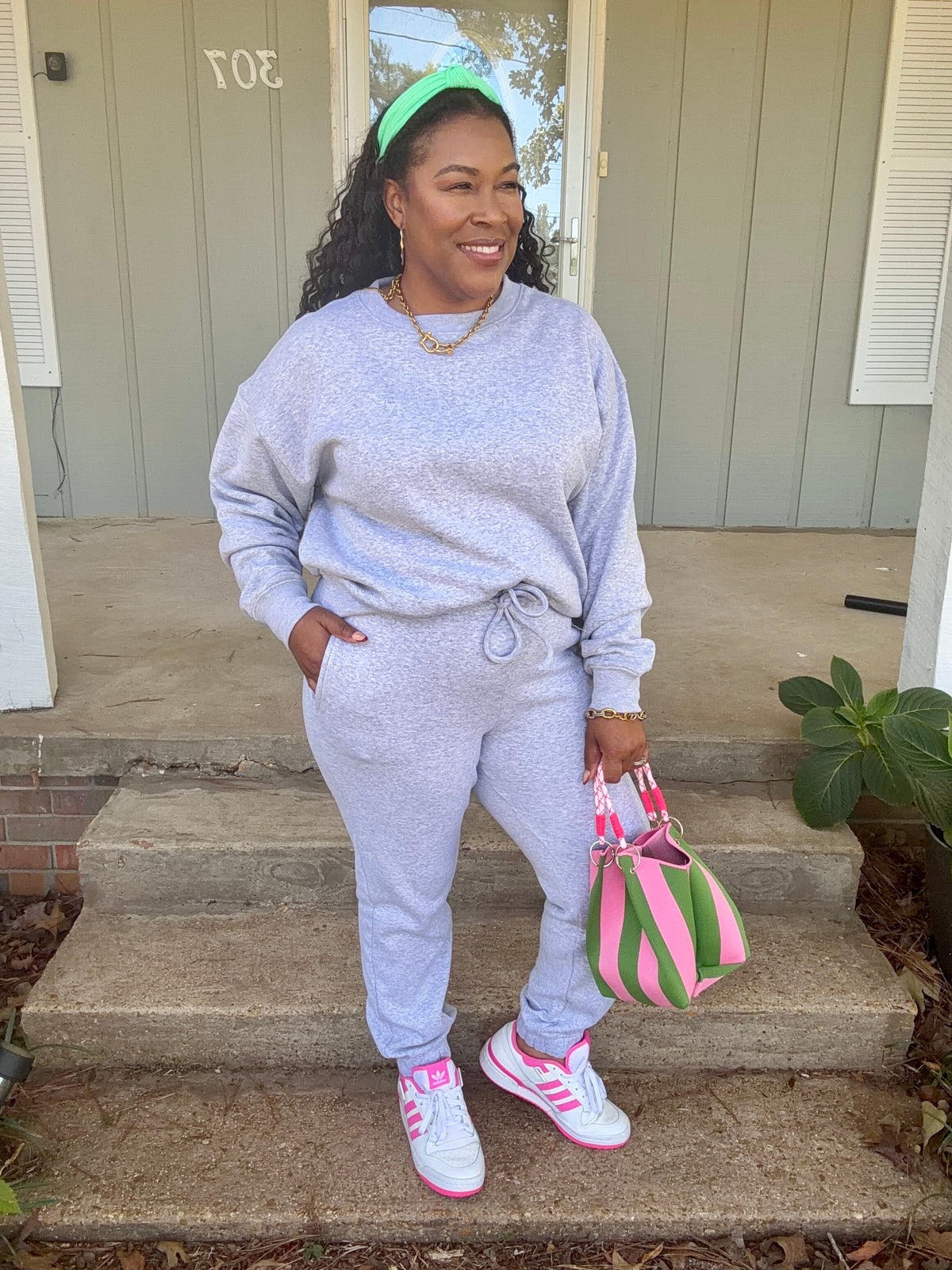 Gray Jogger Set