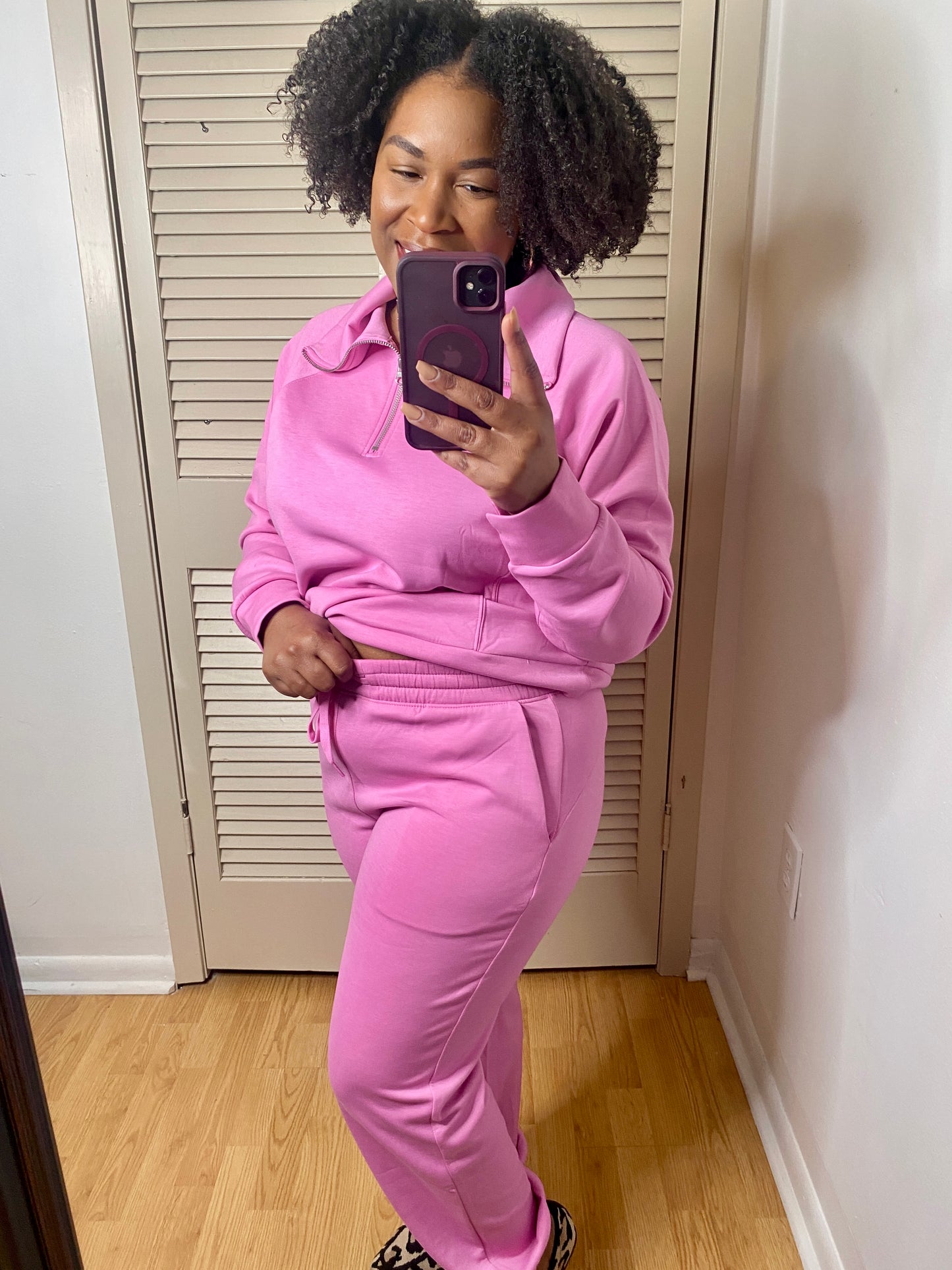 Pink Scuba Joggers Set