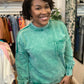 TERRY ACID WASH RAW EDGE FRONT POCKET PULLOVER