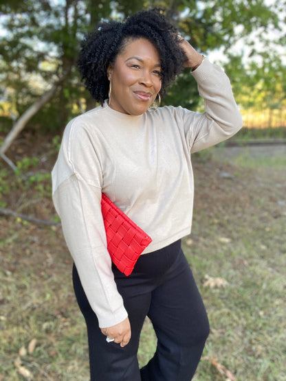 Mocha Raglan Sweater
