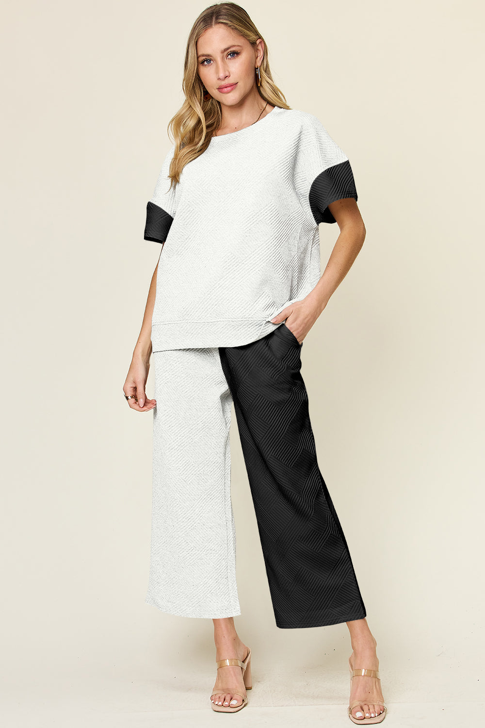 Preorder: Color Block Textured Set