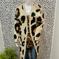 Cream Leopard Print Cardigan
