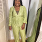 Green Wide Leg Jumpsuit