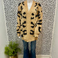 Tan Leopard Print Cardigan