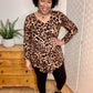 Brown Leopard Top