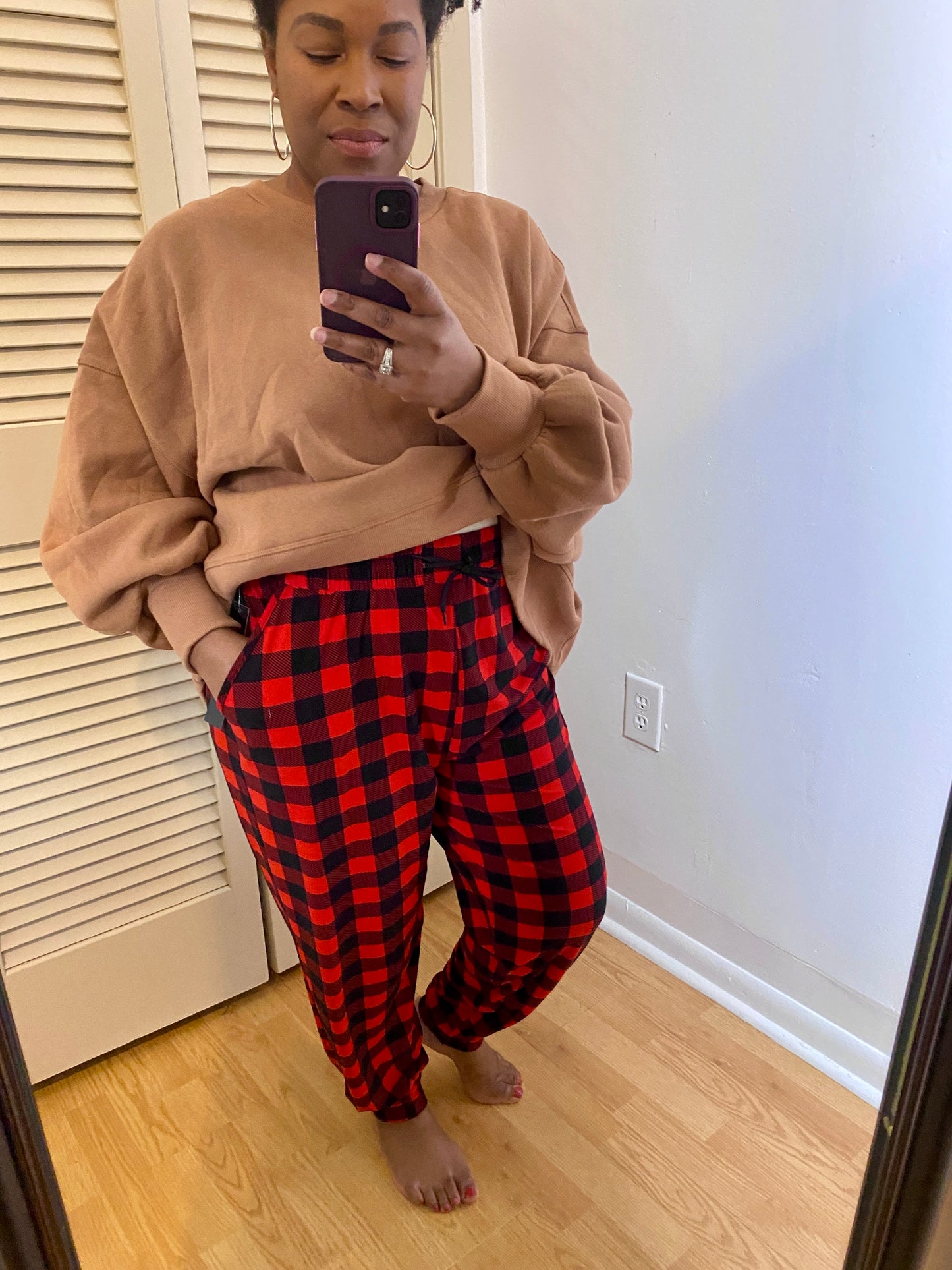 Buffalo Plaid Jogger
