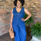 Denim Vest Set