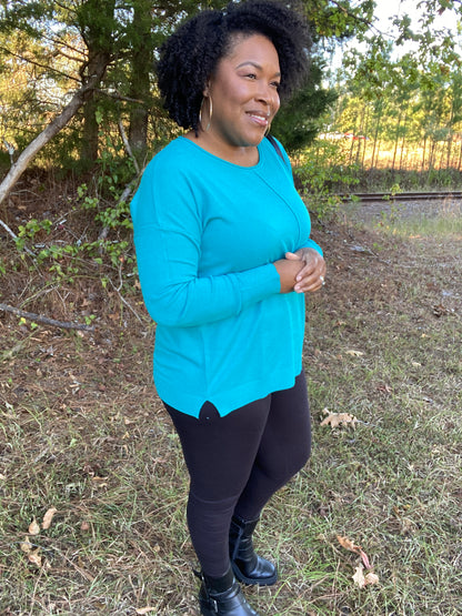 Teal Sweater