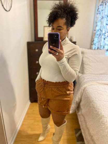Leather Shorts