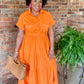 Orange Maxi Dress