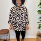 Black Leopard Top