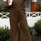 Preorder Textured Long Sleeve Top and Drawstring Pants Set