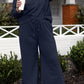 Preorder Textured Long Sleeve Top and Drawstring Pants Set