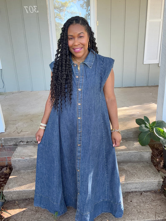 Dark Denim Maxi