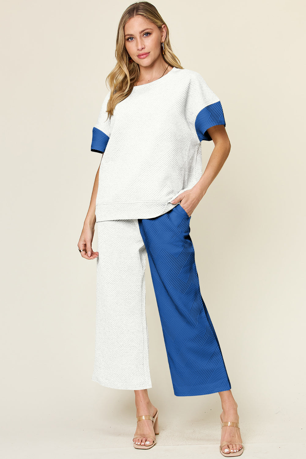 Preorder: Color Block Textured Set