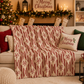Striped Elegant CandyCane Blanket *Pre Order* *CIJ SPECIAL*