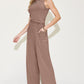 Preorder: Ribbed Tank & Wide Leg Pants Set