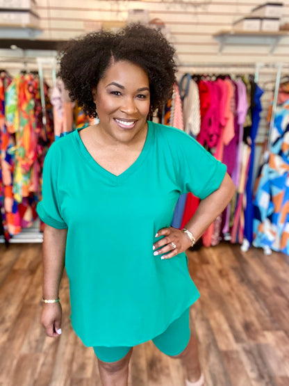 Kelly Green Biker Set (S-XL)