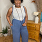 Blue Suspender Pants