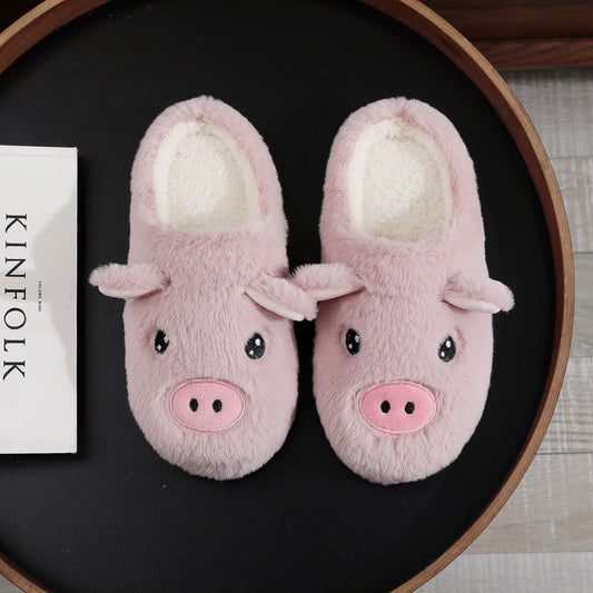 Fuzzy Pig Slippers *CIJ SPECIAL*