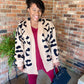 Tan Leopard Print Cardigan