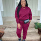 Burgundy Jogger Set