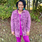 Plum Acid Wash Shacket