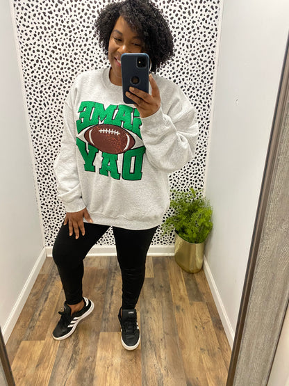 Green Game Day Sweatshirt