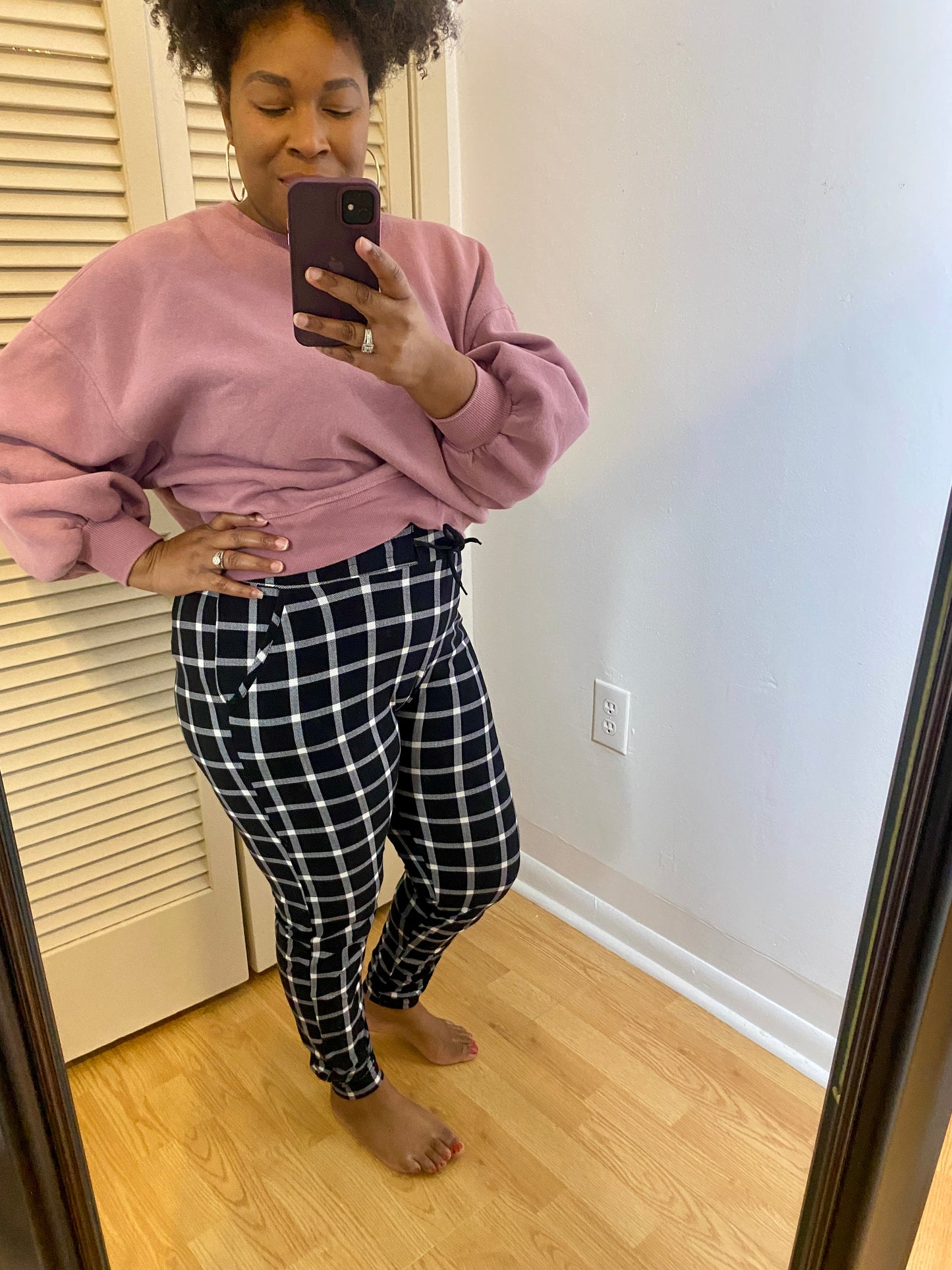 Plaid Printed Joggers (Copy)