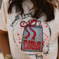 Red Small Town Big Spirit Tee