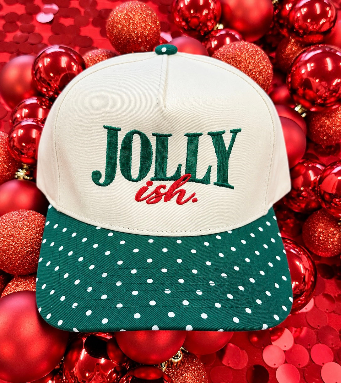 Jollyish Polka Dot Hat