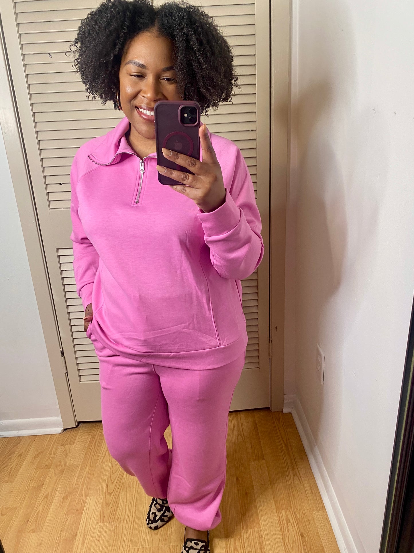 Pink Scuba Joggers Set