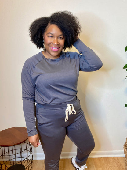 Gray Jogger Set