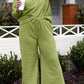 Preorder Textured Long Sleeve Top and Drawstring Pants Set
