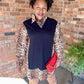 Printed Knit Shirt Dress