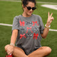 Red And Black Bows Tee