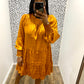 Copper Satin Dress