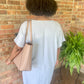 V Neck T Shirt Dress (GREY)