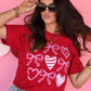 *SALE* RTS Bows & Hearts Tee