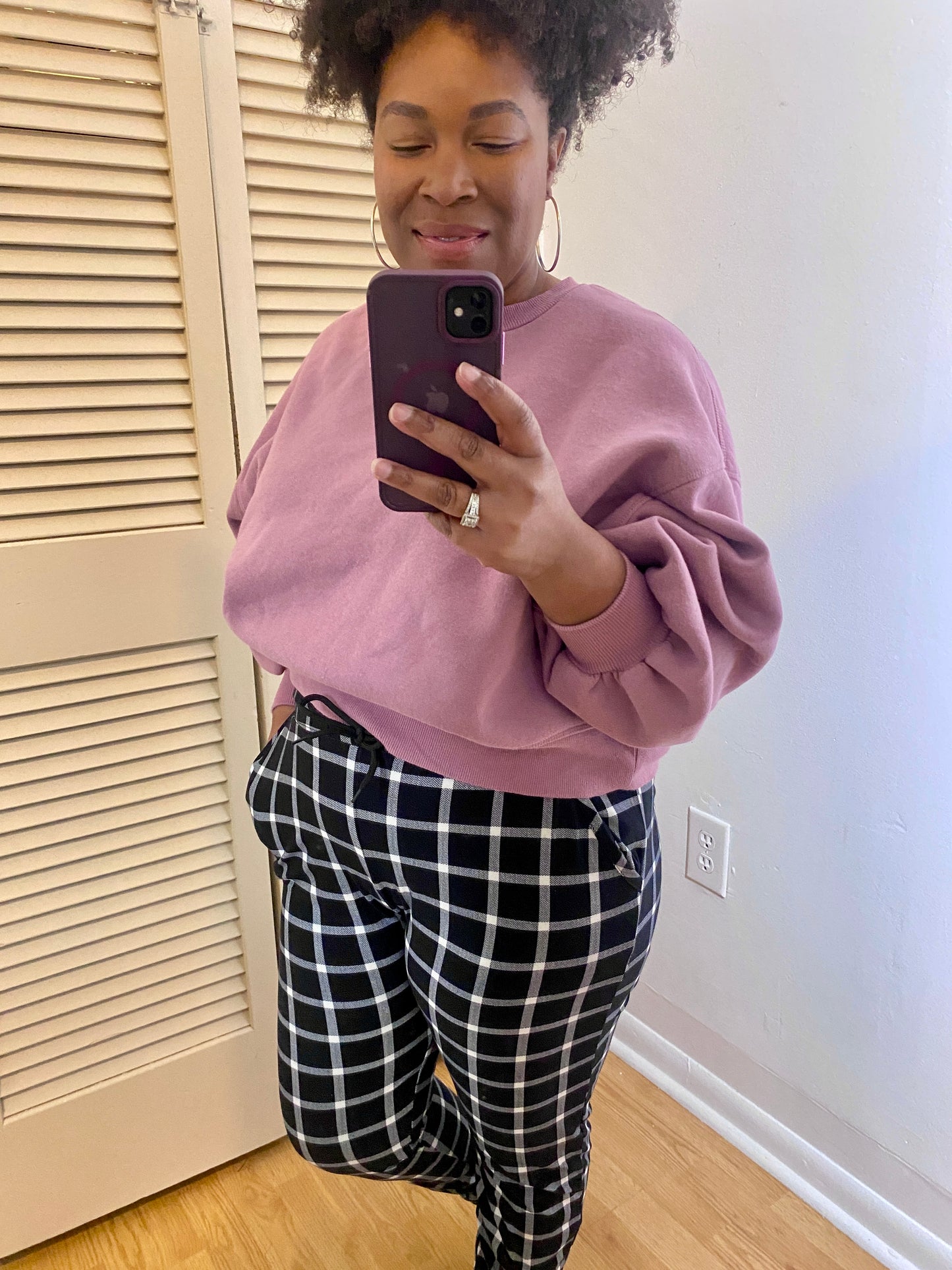 Plaid Printed Joggers (Copy)