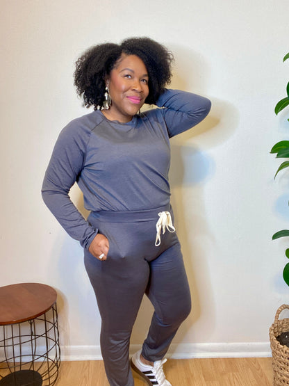 Gray Jogger Set