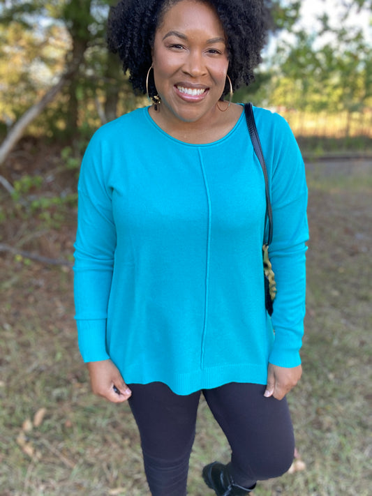 Teal Sweater