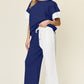 Preorder: Contrast Wide Leg Pants Set