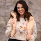 *SALE* RTS Tan Cropped Puffer Vest