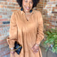 Camel Corduroy Dress