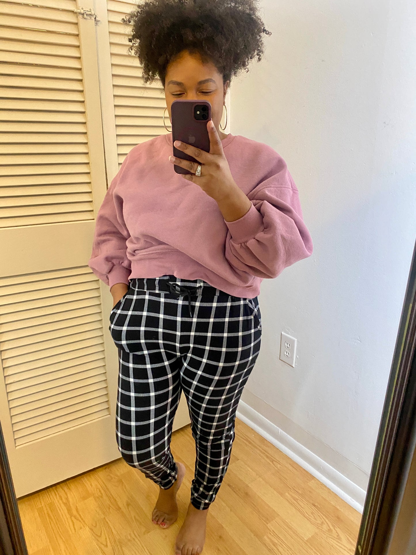 Plaid Printed Joggers (Copy)