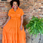 Orange Maxi Dress