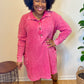 Pink Waffle Dress